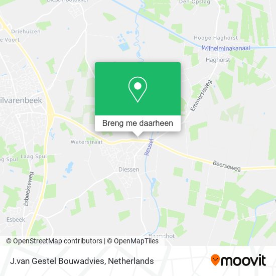 J.van Gestel Bouwadvies kaart