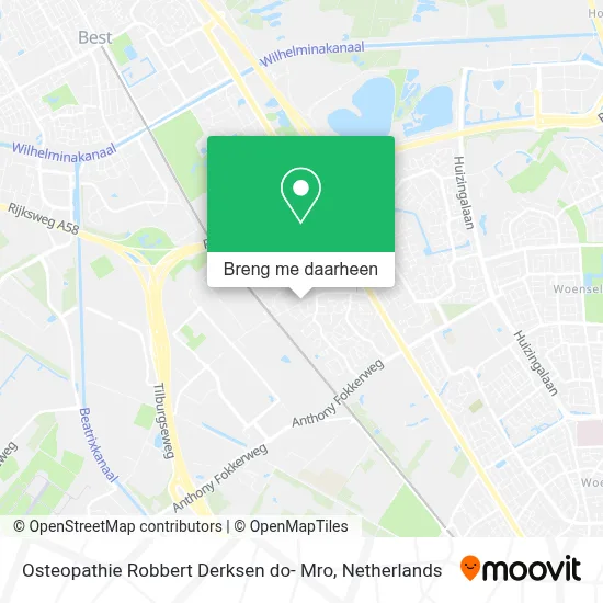 Osteopathie Robbert Derksen do- Mro kaart