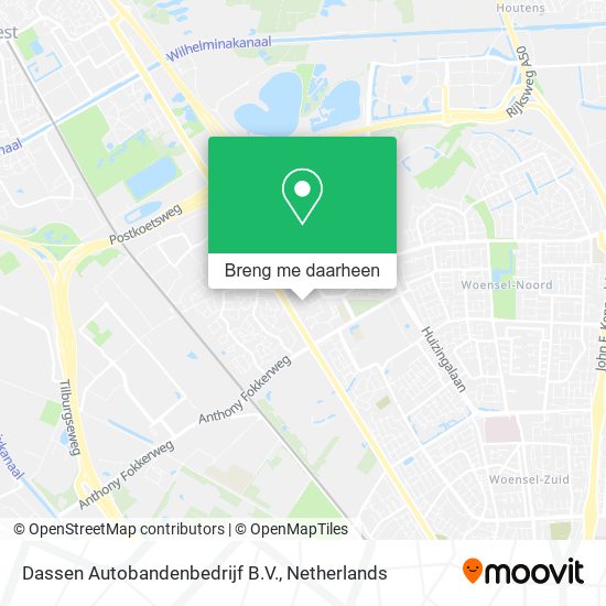 Dassen Autobandenbedrijf B.V. kaart
