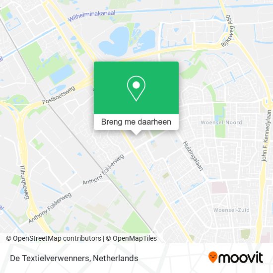 De Textielverwenners kaart