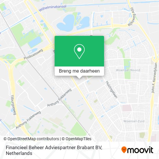 Financieel Beheer Adviespartner Brabant BV kaart