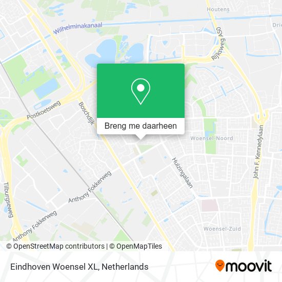 Eindhoven Woensel XL kaart