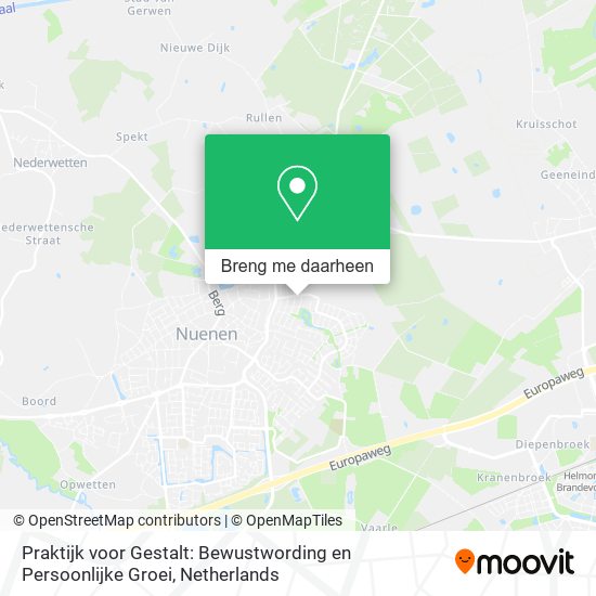 Praktijk voor Gestalt: Bewustwording en Persoonlijke Groei kaart