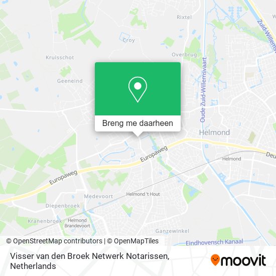 Visser van den Broek Netwerk Notarissen kaart