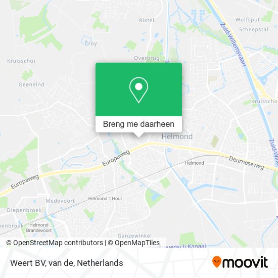 Weert BV, van de kaart