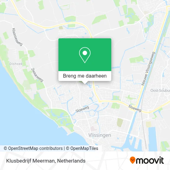 Klusbedrijf Meerman kaart