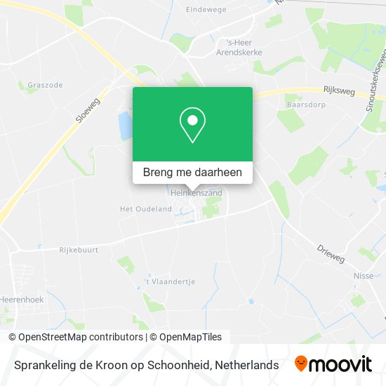 Sprankeling de Kroon op Schoonheid kaart