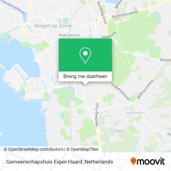 Gemeenschapshuis Eigen Haard kaart