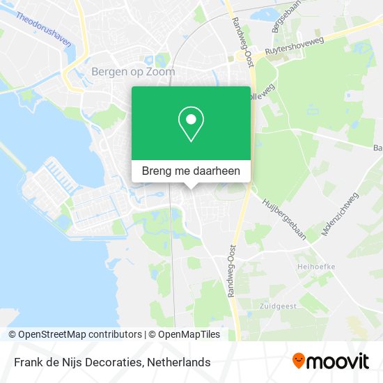 Frank de Nijs Decoraties kaart