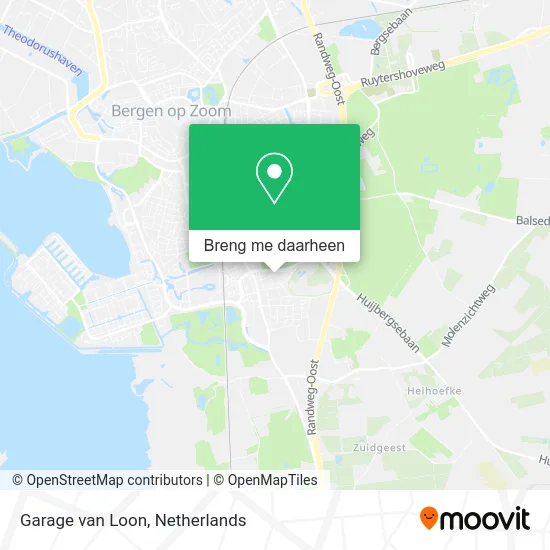Garage van Loon kaart