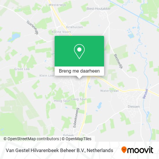 Van Gestel Hilvarenbeek Beheer B.V. kaart