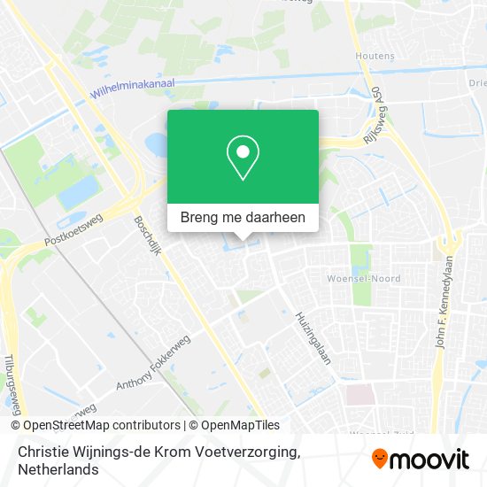 Christie Wijnings-de Krom Voetverzorging kaart