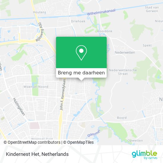 Kindernest Het kaart