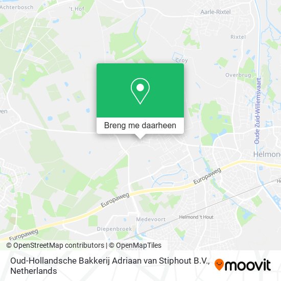 Oud-Hollandsche Bakkerij Adriaan van Stiphout B.V. kaart
