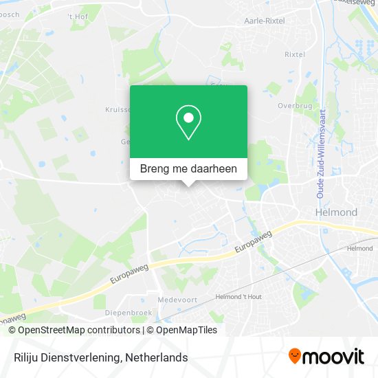 Riliju Dienstverlening kaart