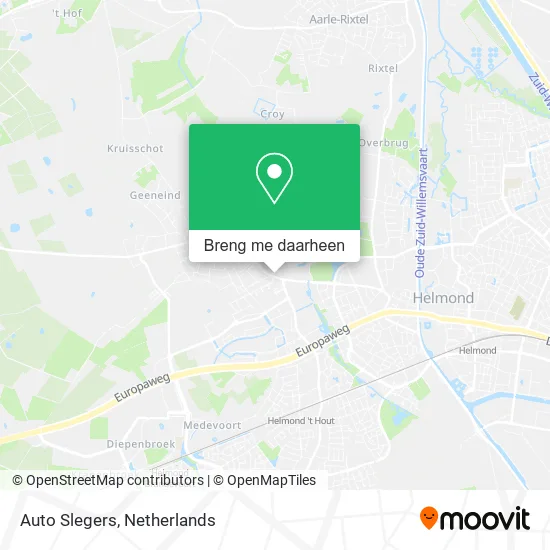 Auto Slegers kaart