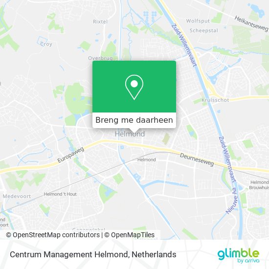 Centrum Management Helmond kaart