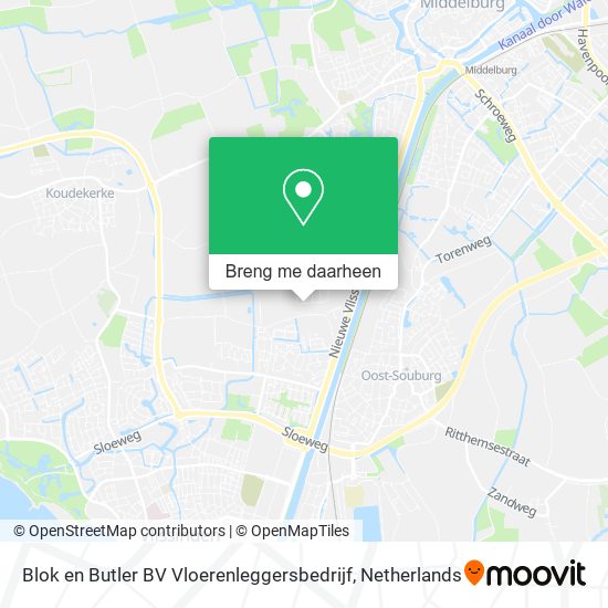 Blok en Butler BV Vloerenleggersbedrijf kaart