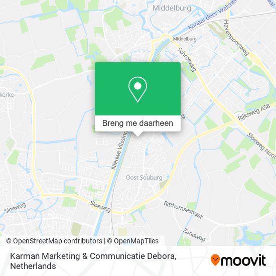 Karman Marketing & Communicatie Debora kaart