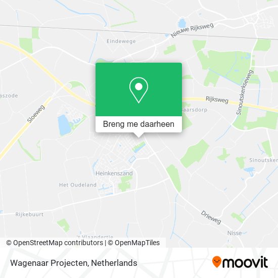 Wagenaar Projecten kaart