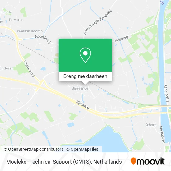 Moeleker Technical Support (CMTS) kaart