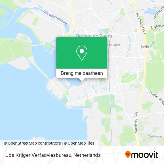 Jos Krijger Verfadviesbureau kaart