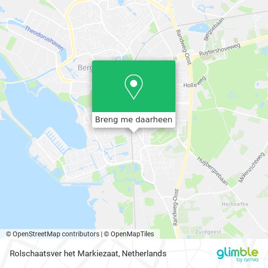 Rolschaatsver het Markiezaat kaart