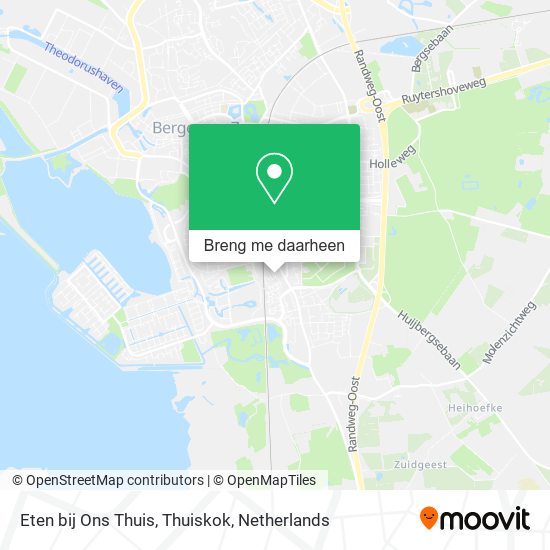 Eten bij Ons Thuis, Thuiskok kaart