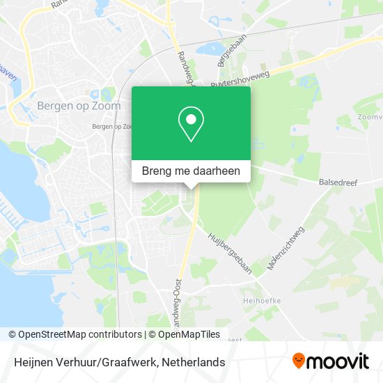 Heijnen Verhuur/Graafwerk kaart
