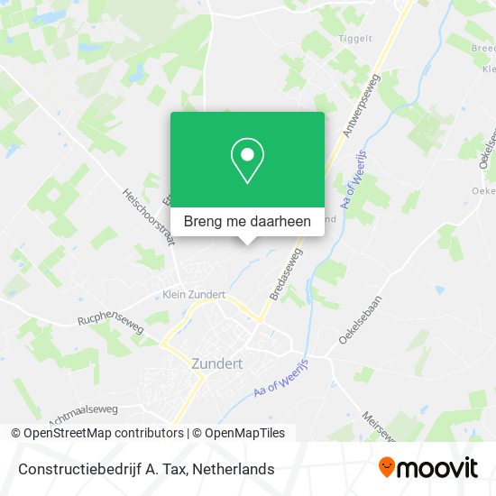 Constructiebedrijf A. Tax kaart