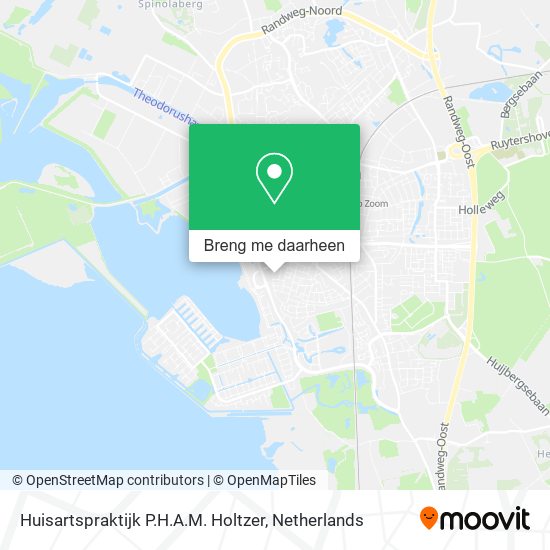 Huisartspraktijk P.H.A.M. Holtzer kaart