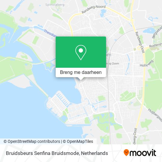 Bruidsbeurs Senfina Bruidsmode kaart