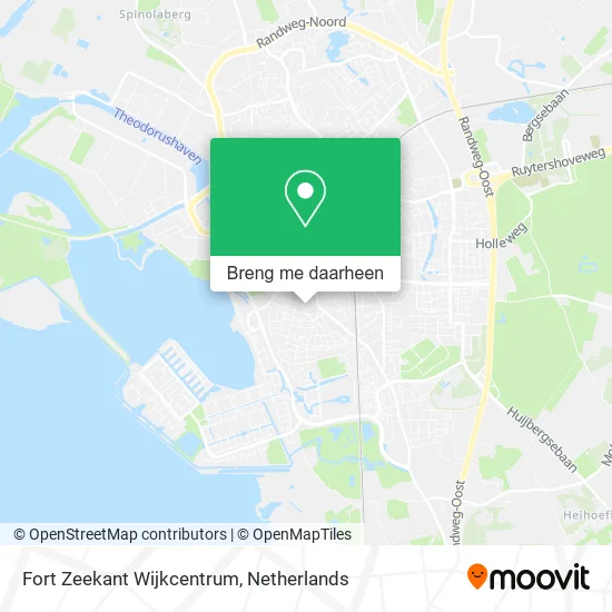 Fort Zeekant Wijkcentrum kaart