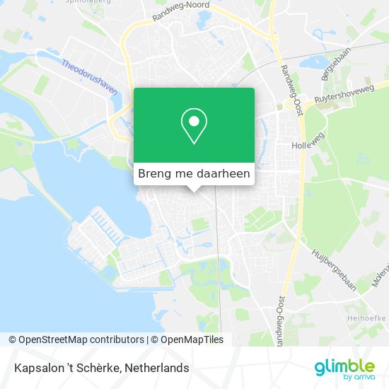 Kapsalon 't Schèrke kaart