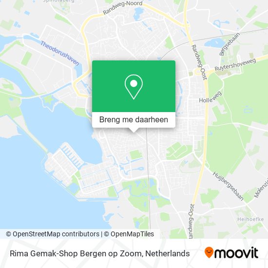 Rima Gemak-Shop Bergen op Zoom kaart