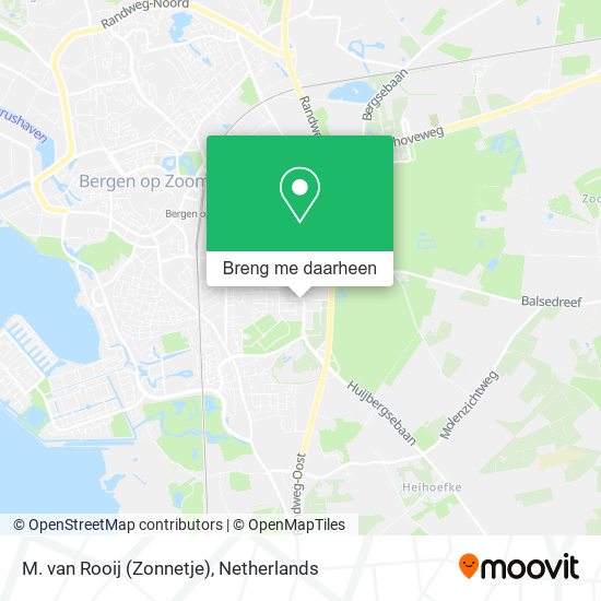 M. van Rooij (Zonnetje) kaart