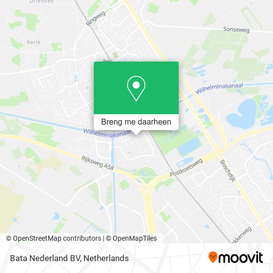 Bata Nederland BV kaart