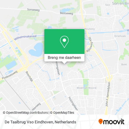 De Taalbrug Vso Eindhoven kaart
