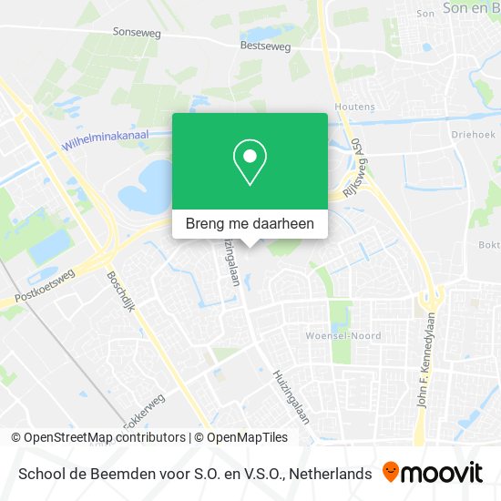 School de Beemden voor S.O. en V.S.O. kaart