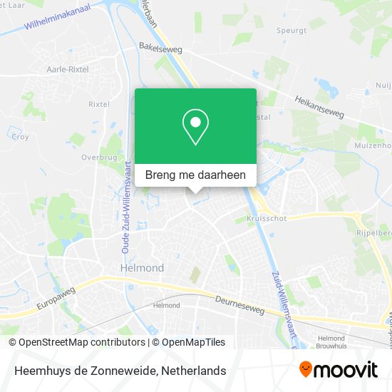 Heemhuys de Zonneweide kaart