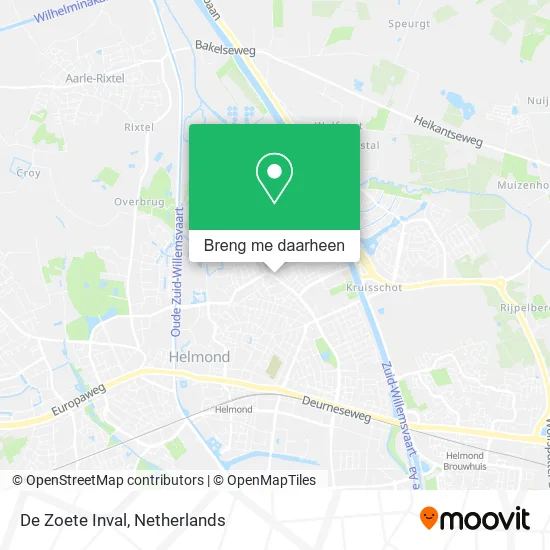 De Zoete Inval kaart