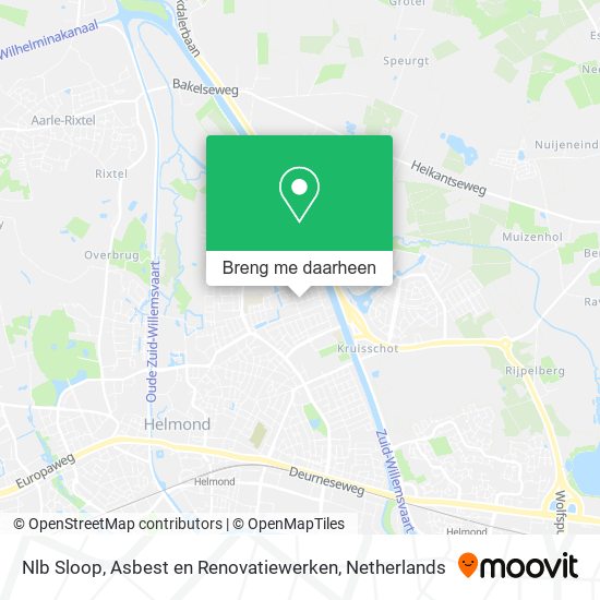 Nlb Sloop, Asbest en Renovatiewerken kaart