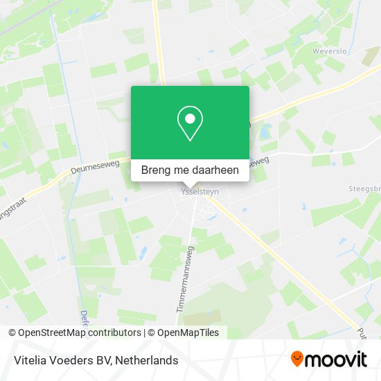 Vitelia Voeders BV kaart