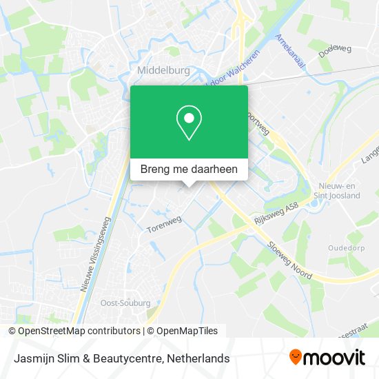 Jasmijn Slim & Beautycentre kaart