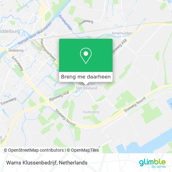 Wams Klussenbedrijf kaart