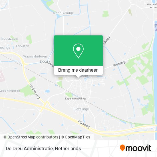 De Dreu Administratie kaart