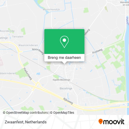 Zwaanfest kaart