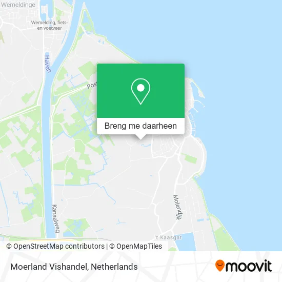 Moerland Vishandel kaart