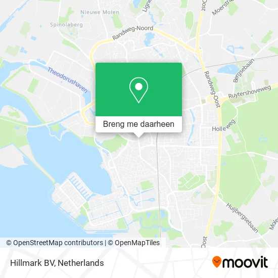 Hillmark BV kaart