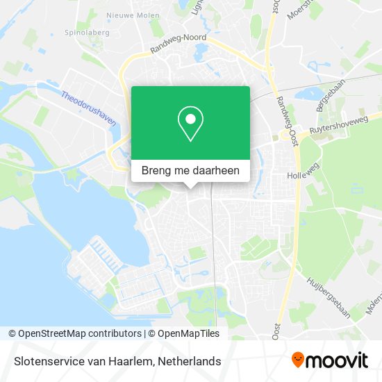 Slotenservice van Haarlem kaart